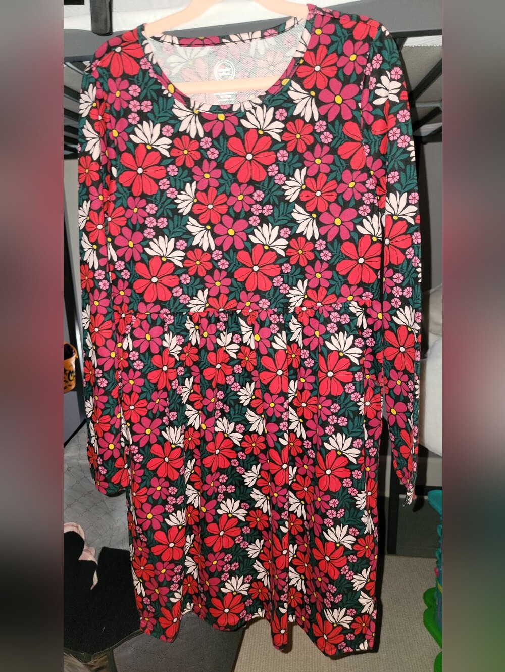 wonder nation Pink Floral Knit Top